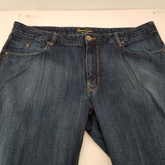 Robert Graham Classic Yates Jeans Men's Light Whiskering Distress 42 x 30 - Picture 5 of 15